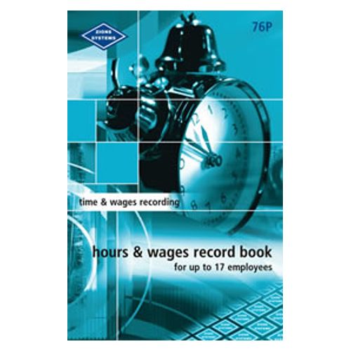 Zions Hours & Wages Book No. 76P
